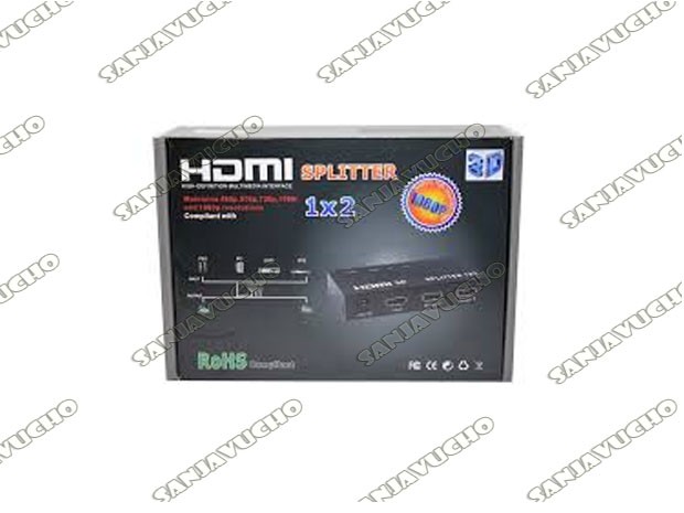 << HDMI SPLITTER 1 X 2 DUPLICA SENAL 4K SM-F7845